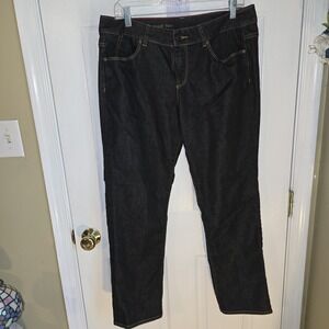 Heritage‎ Straight Leg Jeans Womens 14WP Dark Wash Denim Pants